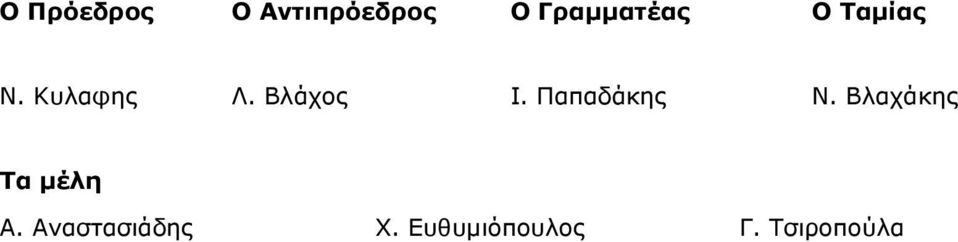 Βλάχος Ι. Παπαδάκης Ν.