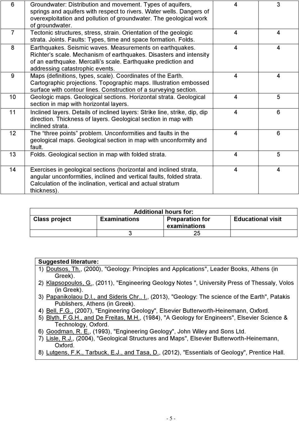 Measurements on earthquakes. Richter s scale. Mechanism of earthquakes. Disasters and intensity of an earthquake. Mercalli s scale. Earthquake prediction and addressing catastrophic events.