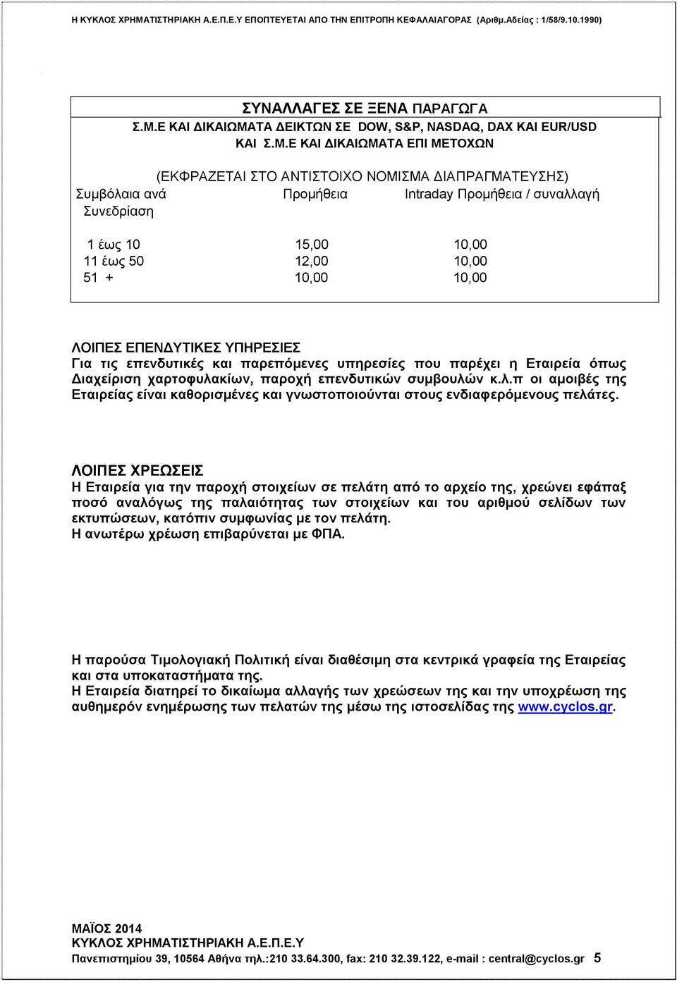 ΤΑ ΔΕΙΚΤΩΝ ΣΕ DOW, S&P, NASDAQ, DAX ΚΑΙ EUR/USD ΚΑΙ Σ.Μ.