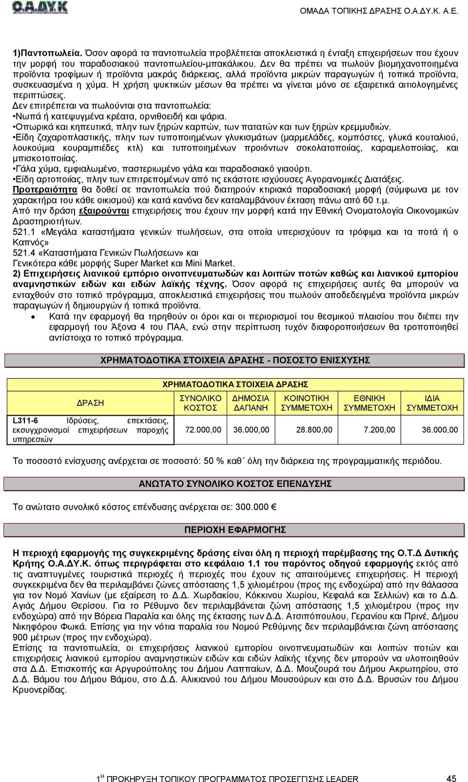 Η χρήση ψυκτικών µέσων θα πρέπει να γίνεται µόνο σε εξαιρετικά αιτιολογηµένες περιπτώσεις. εν επιτρέπεται να πωλούνται στα παντοπωλεία: Νωπά ή κατεψυγµένα κρέατα, ορνιθοειδή και ψάρια.