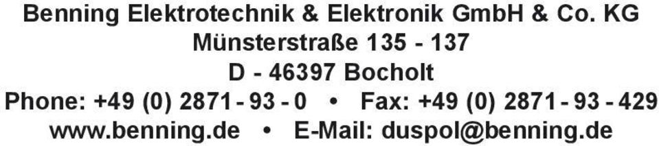 Phone: +49 (0) 2871-93 - 0 Fax: +49 (0)