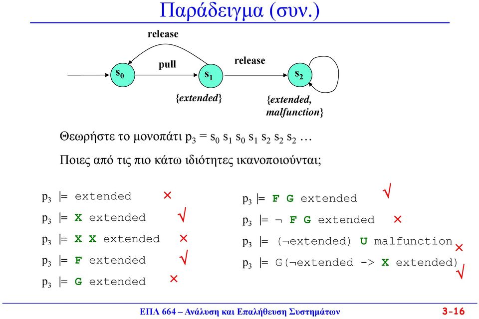 s 1 s 0 s 1 s 2 s 2 s 2 Ποιες από τις πιο κάτω ιδιότητες ικανοποιούνται; p 3 p 3 p 3 p 3 p 3 extended