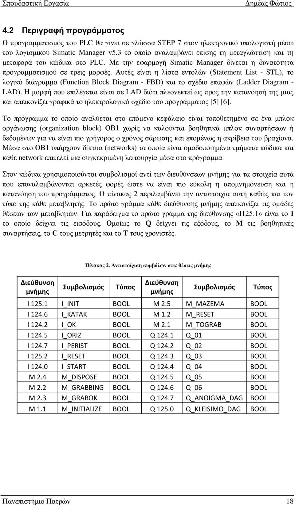 Απηέο είλαη ε ιίζηα εληνιώλ (Statement List - STL), ην ινγηθό δηάγξακκα (Function Block Diagram - FBD) θαη ην ζρέδην επαθώλ (Ladder Diagram - LAD).