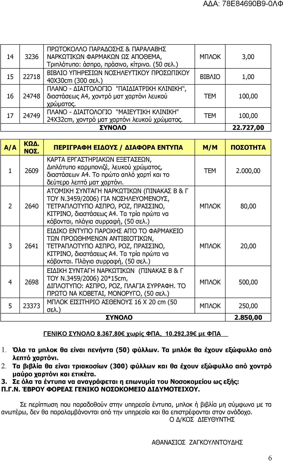 ΠΛΑΝΟ - ΔΙΑΙΤΟΛΟΓΙΟ "ΜΑΙΕΥΤΙΚΗ ΚΛΙΝΙΚΗ" 24Χ32cm, χοντρό ματ χαρτόνι λευκού χρώματος. ΣΥΝΟΛΟ 22.