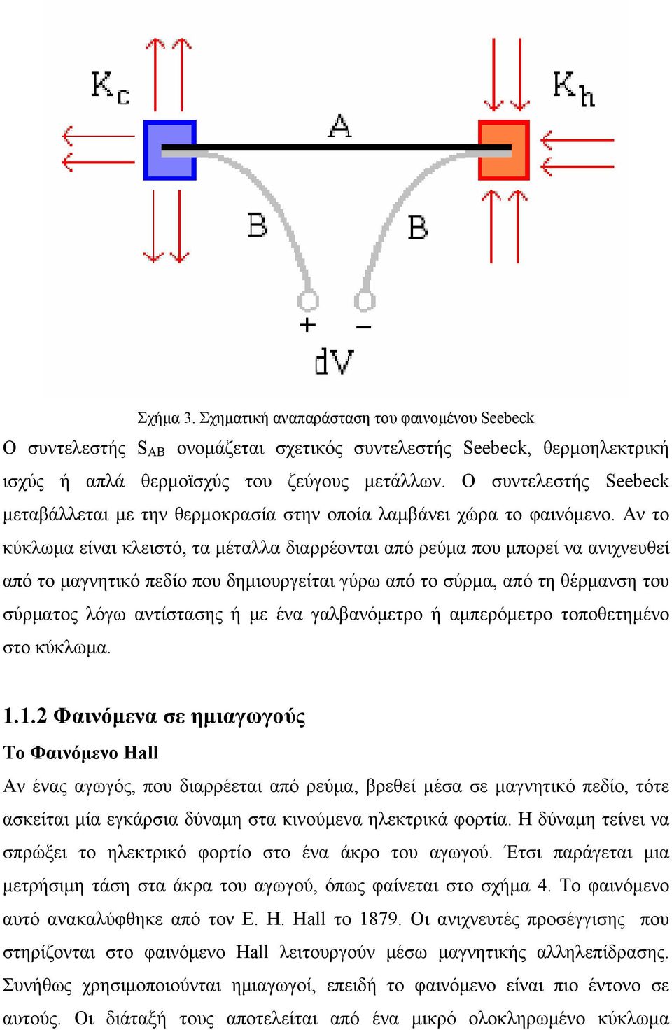 Αν το κύκλωμα είναι κλειστό, τα μέταλλα διαρρέονται από ρεύμα που μπορεί να ανιχνευθεί από το μαγνητικό πεδίο που δημιουργείται γύρω από το σύρμα, από τη θέρμανση του σύρματος λόγω αντίστασης ή με