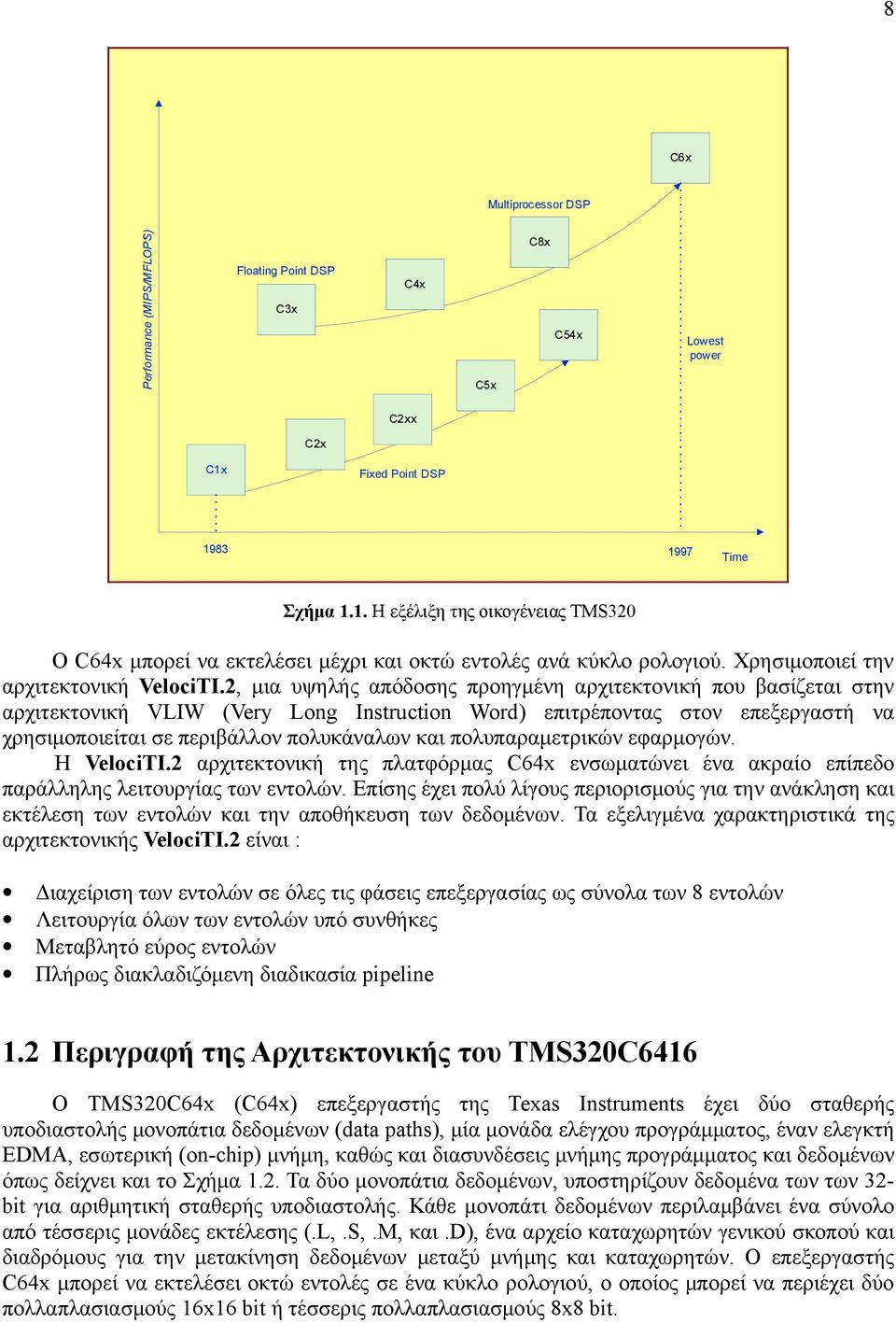 2, μια υψηλής απόδοσης προηγμένη αρχιτεκτονική που βασίζεται στην αρχιτεκτονική VLIW (Very Long Instruction Word) επιτρέποντας στον επεξεργαστή να χρησιμοποιείται σε περιβάλλον πολυκάναλων και