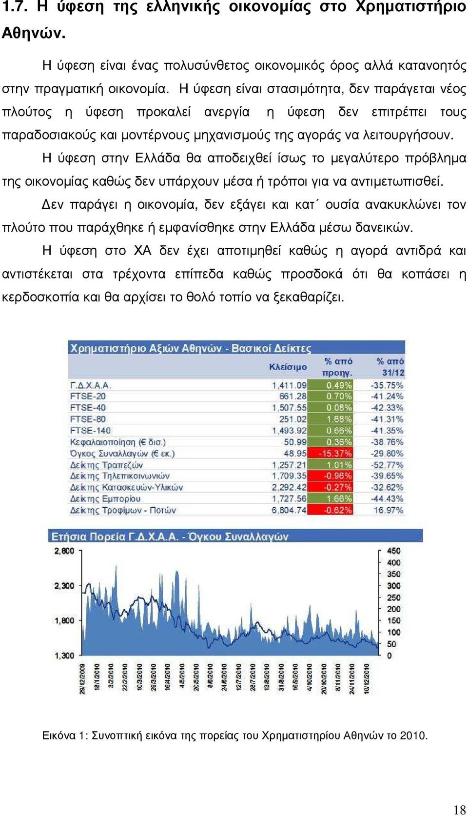 Η ύφεση στην Ελλάδα θα αποδειχθεί ίσως το µεγαλύτερο πρόβληµα της οικονοµίας καθώς δεν υπάρχουν µέσα ή τρόποι για να αντιµετωπισθεί.