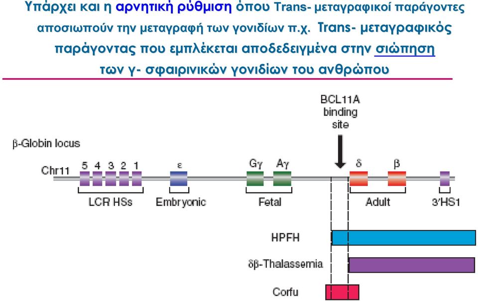 Trans- μεταγραφικός παράγοντας που εμπλέκεται