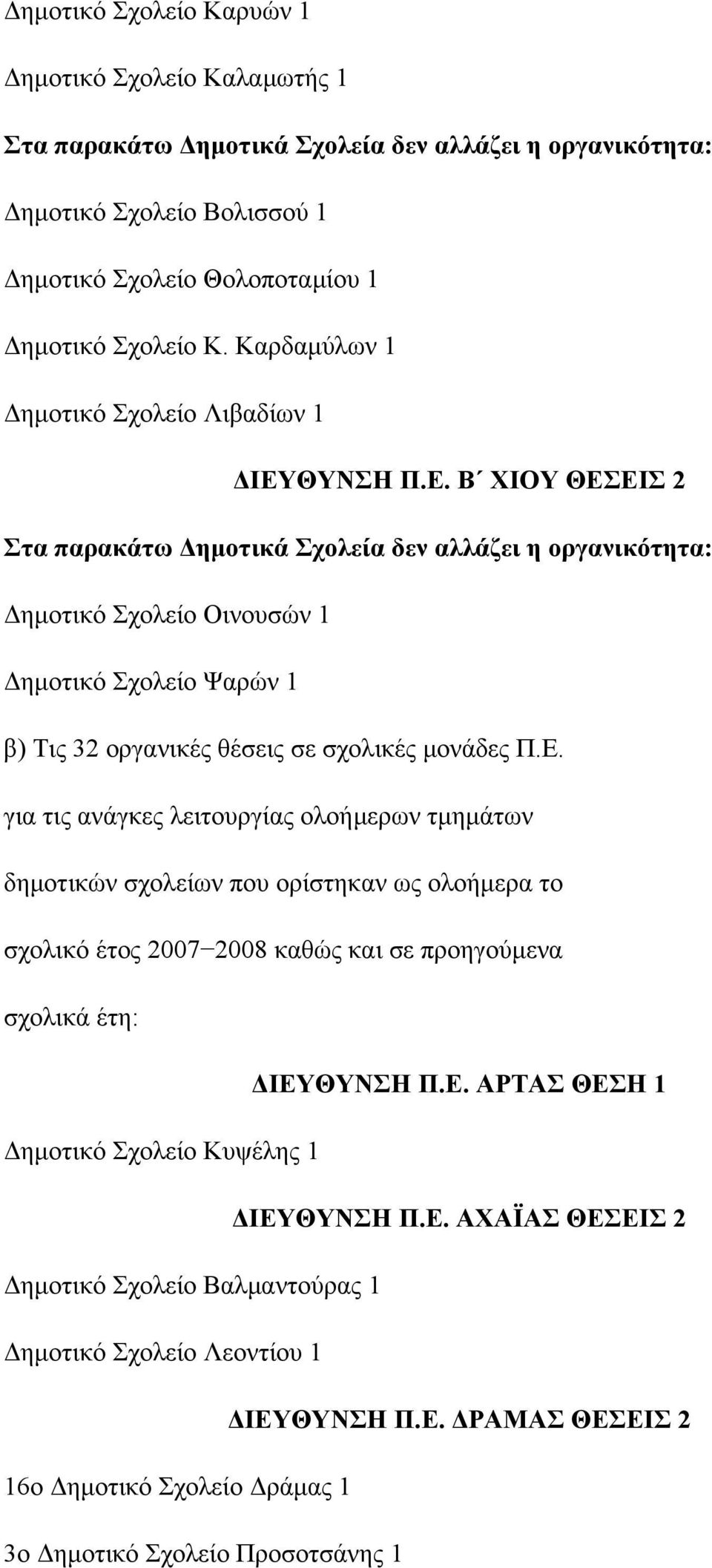 ΘΥΝΣΗ Π.Ε.