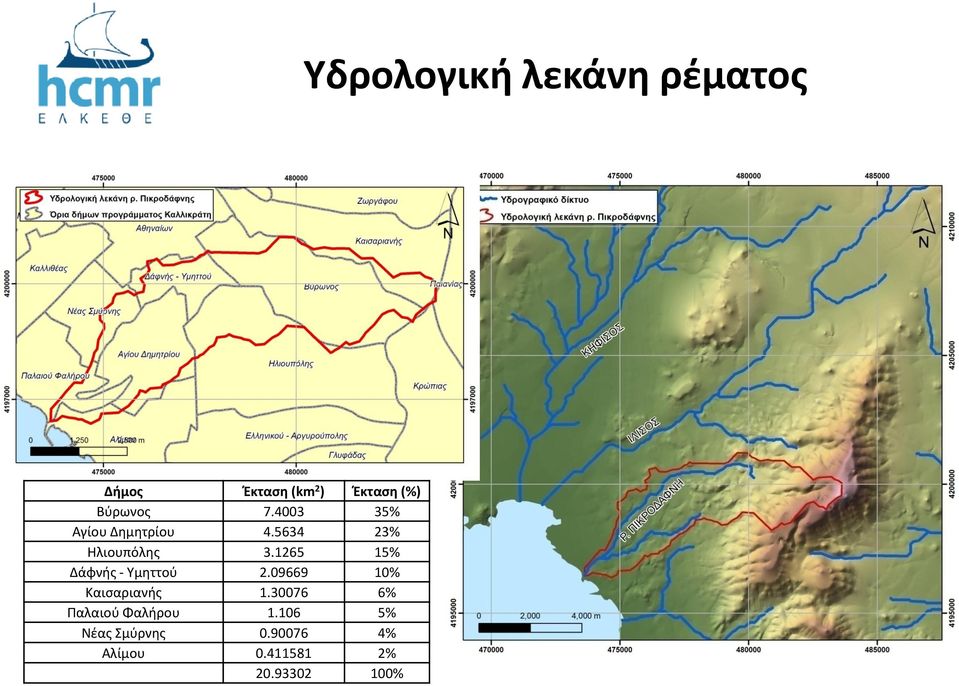 1265 15% Δάφνής - Υμηττού 2.09669 10% Καισαριανής 1.