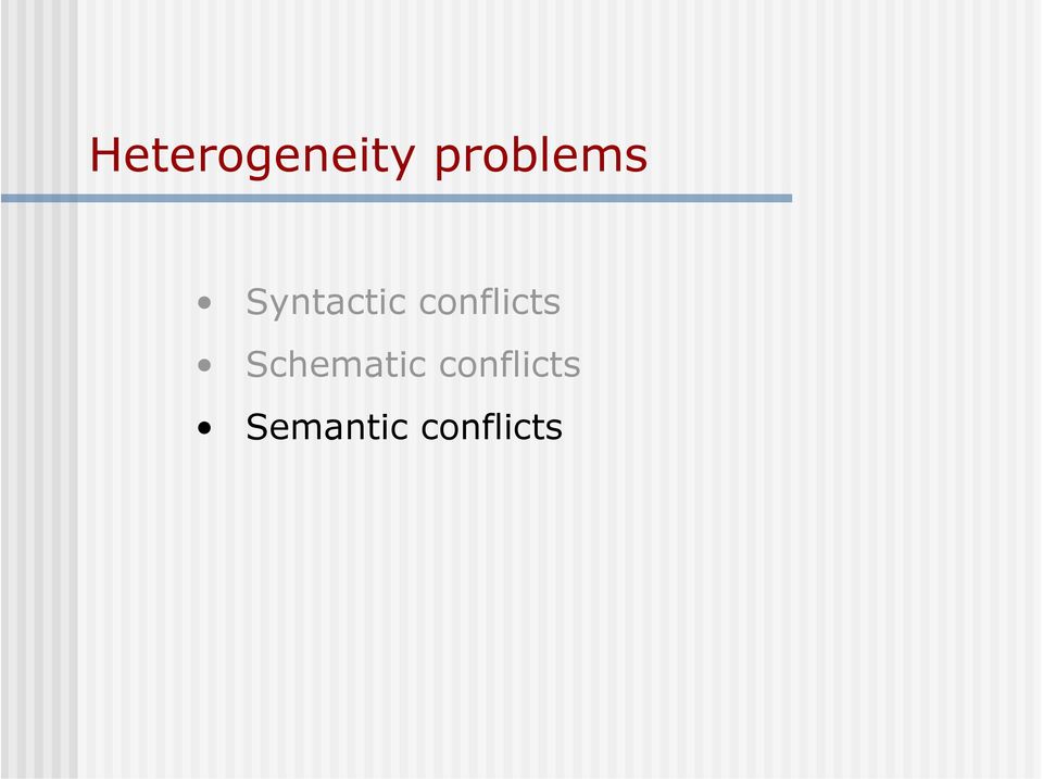 conflicts Schematic