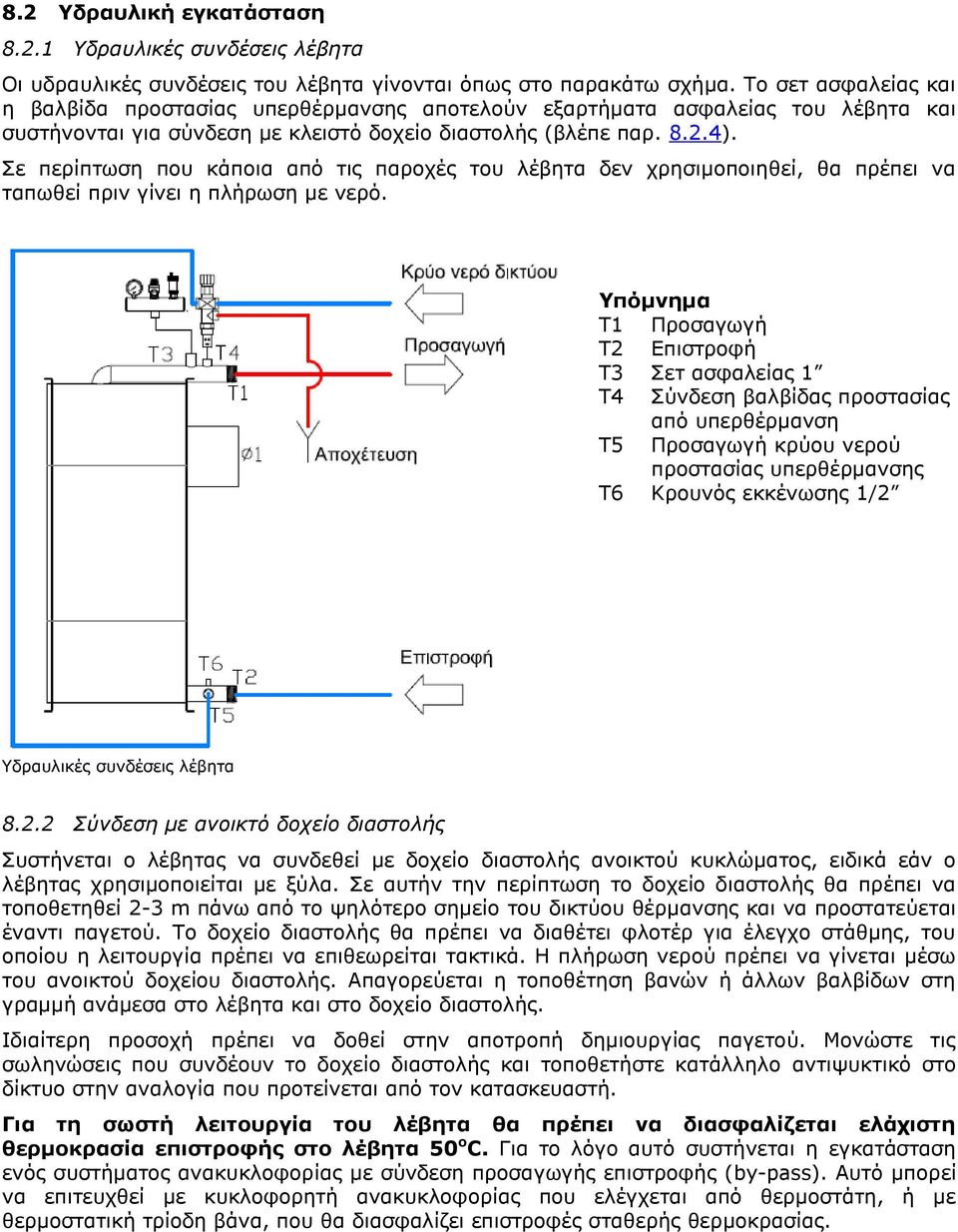 ε πεξίπησζε πνπ θάπνηα απφ ηηο παξνρέο ηνπ ιέβεηα δελ ρξεζηκνπνηεζεί, ζα πξέπεη λα ηαπσζεί πξηλ γίλεη ε πιήξσζε κε λεξφ.