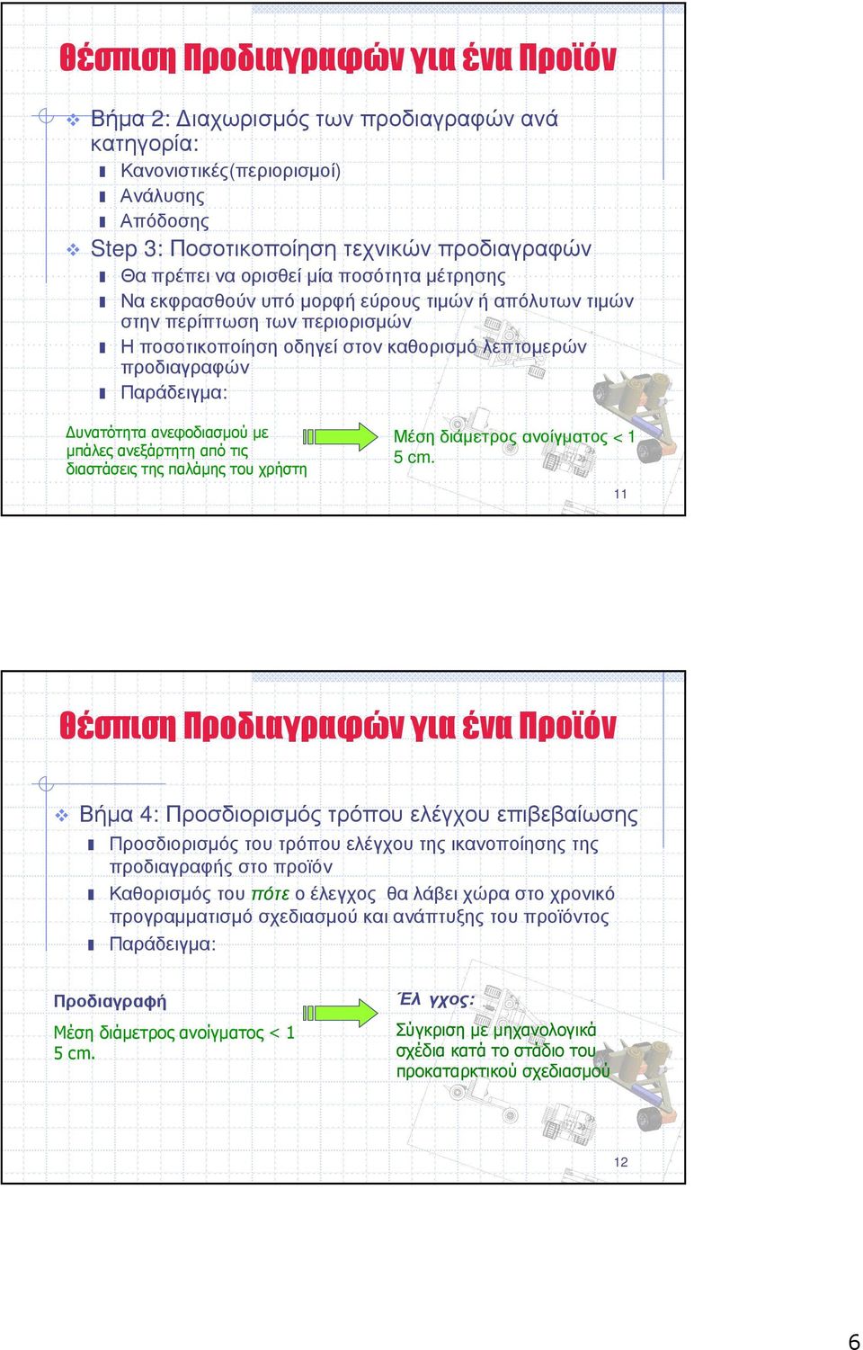 ανεφοδιασµού µε µπάλες ανεξάρτητη από τις διαστάσεις της παλάµης του χρήστη Μέσηδιάµετροςανοίγµατος < 1 5 cm.