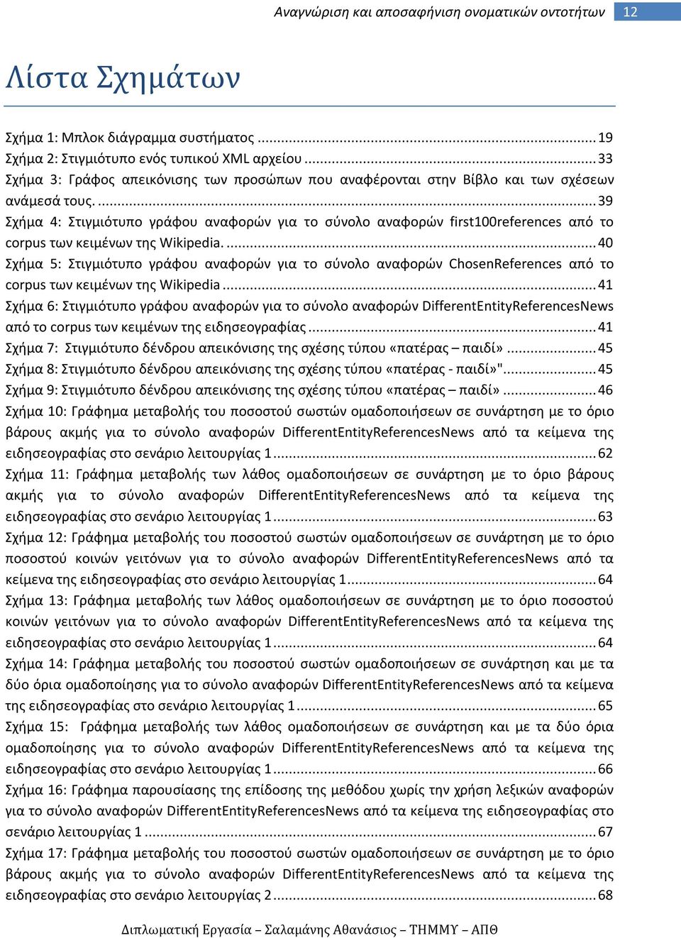 ... 39 Σχήμα 4: Στιγμιότυπο γράφου αναφορών για το σύνολο αναφορών first100references από το corpus των κειμένων της Wikipedia.