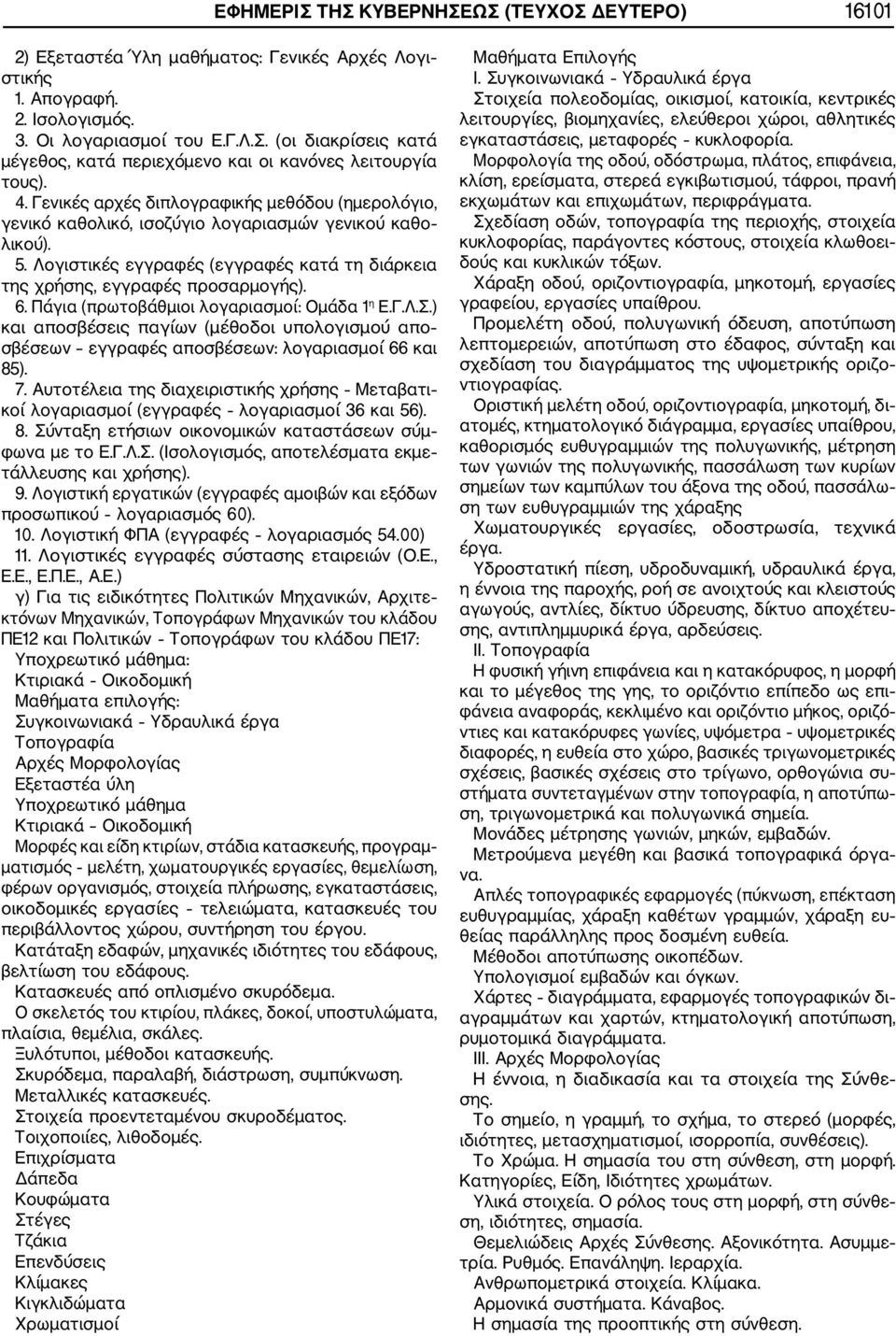 Πάγια (πρωτοβάθμιοι λογαριασμοί: Ομάδα 1 η Ε.Γ.Λ.Σ.) και αποσβέσεις παγίων (μέθοδοι υπολογισμού απο σβέσεων εγγραφές αποσβέσεων: λογαριασμοί 66 και 85). 7.