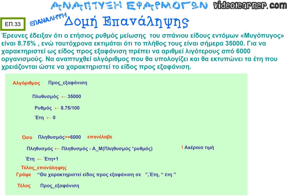 Για να χαρακτηριστεί ως είδος προς εξαφάνιση πρέπει να αριθμεί λιγότερους από 6000 οργανισμούς.