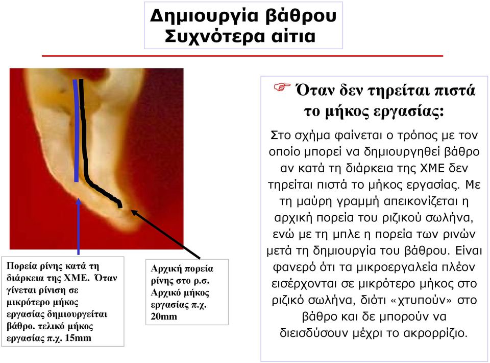 κό μήκος εργασίας π.χ.