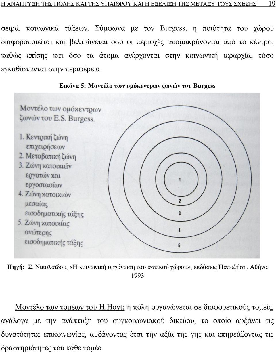 ηεξαξρία, ηφζν εγθαζίζηαληαη ζηελ πεξηθέξεηα. Δηθόλα 5: Μνληέιν ησλ νκόθεληξσλ δσλώλ ηνπ Burgess Πεγή:.