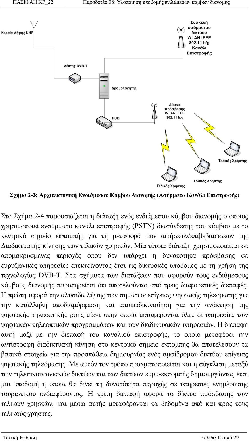 Μία τέτοια διάταξη χρησιμοποιείται σε απομακρυσμένες περιοχές όπου δεν υπάρχει η δυνατότητα πρόσβασης σε ευρυζωνικές υπηρεσίες επεκτείνοντας έτσι τις δικτυακές υποδομές με τη χρήση της τεχνολογίας