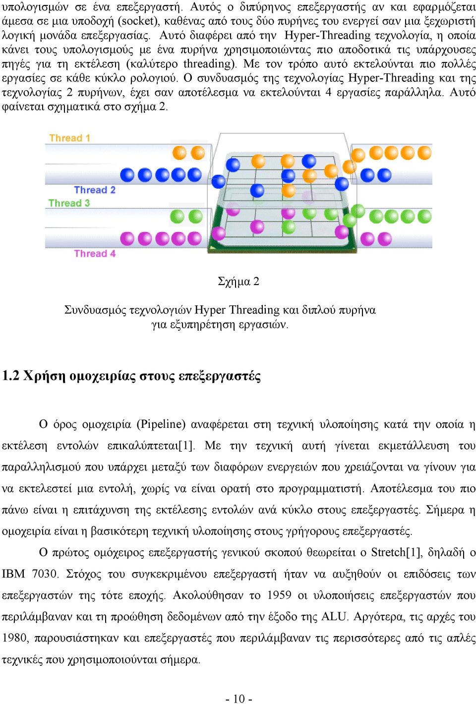 Με τον τρόπο αυτό εκτελούνται πιο πολλές εργασίες σε κάθε κύκλο ρολογιού.