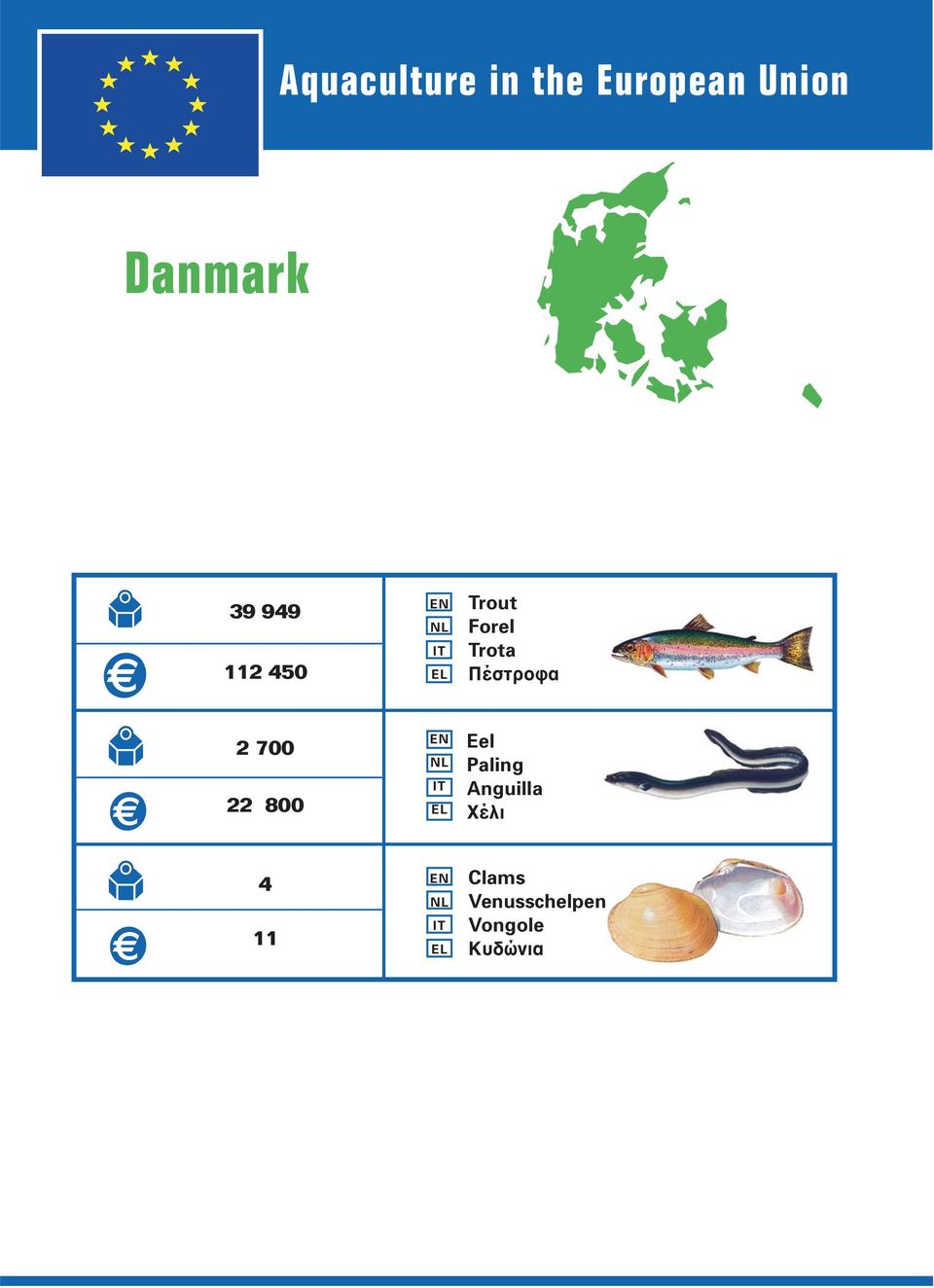 Anguilla Χέλι 4 11 Clams