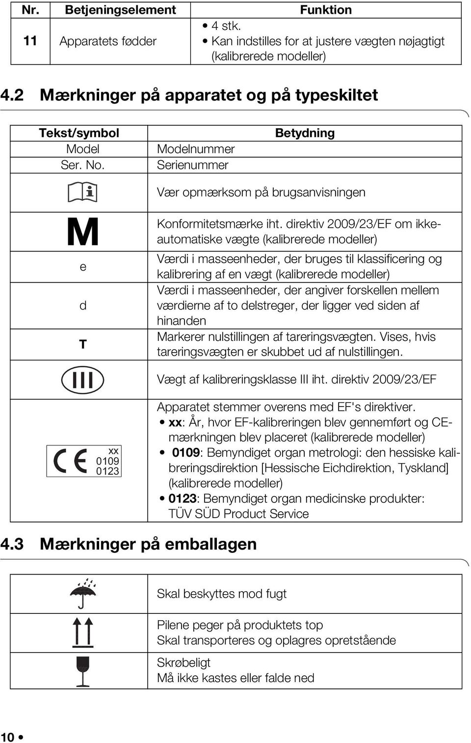 direktiv 2009/23/EF om ikkeautomatiske vægte (kalibrerede modeller) Værdi i masseenheder, der bruges til klassificering og kalibrering af en vægt (kalibrerede modeller) Værdi i masseenheder, der
