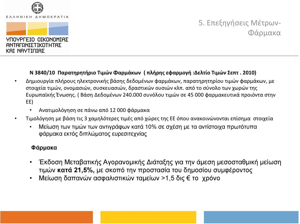 από το σύνολο των χωρών της Ευρωπαϊκής Ένωσης. ( Βάση Δεδομένων 240.