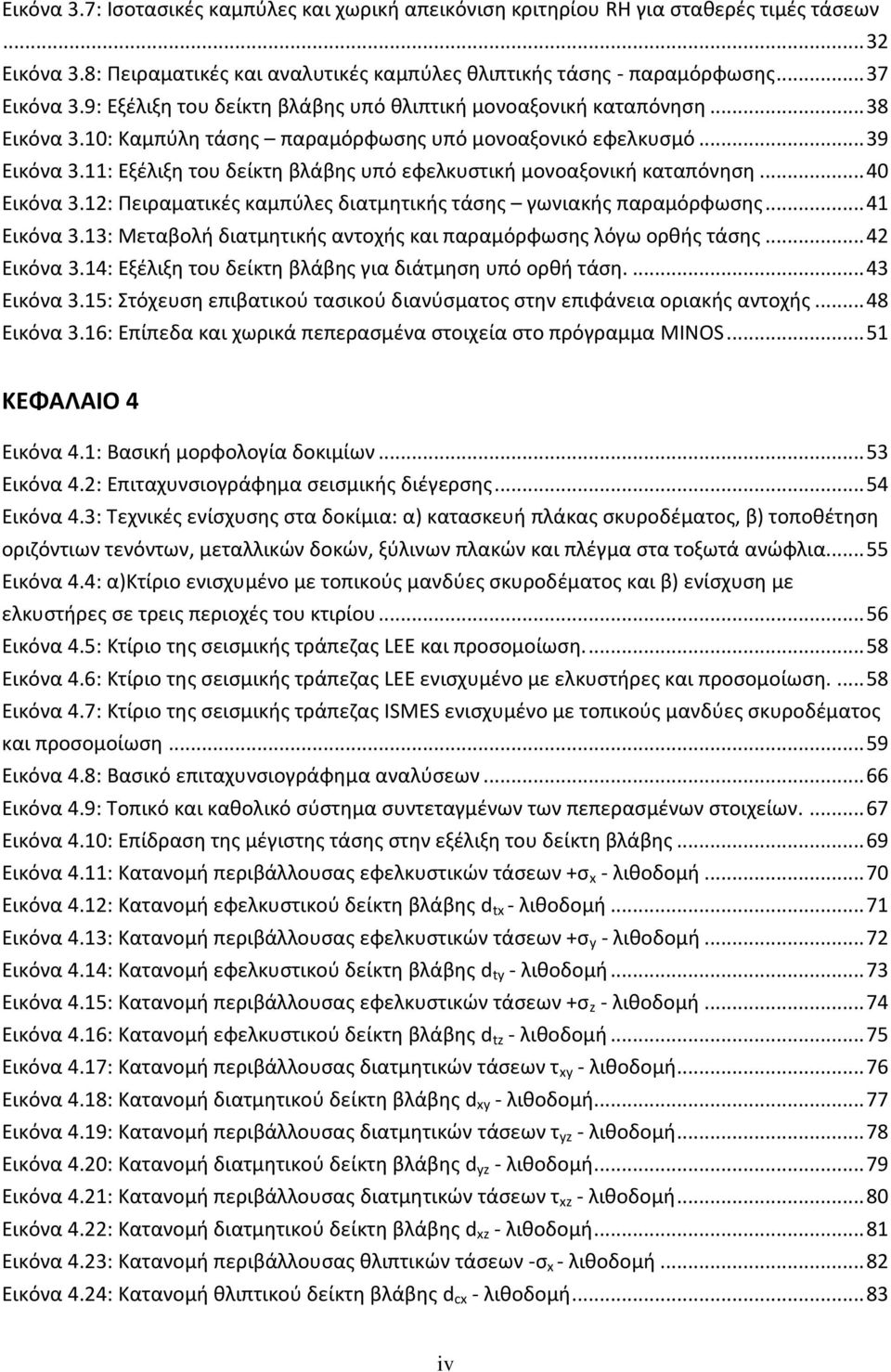 11: Εξέλιξη του δείκτη βλάβης υπό εφελκυστική μονοαξονική καταπόνηση... 40 Εικόνα 3.12: Πειραματικές καμπύλες διατμητικής τάσης γωνιακής παραμόρφωσης... 41 Εικόνα 3.