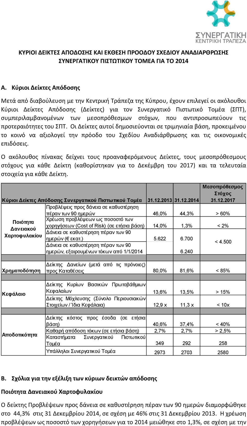 συμπεριλαμβανομένων των μεσοπρόθεσμων στόχων, που αντιπροσωπεύουν τις προτεραιότητες του ΣΠΤ.