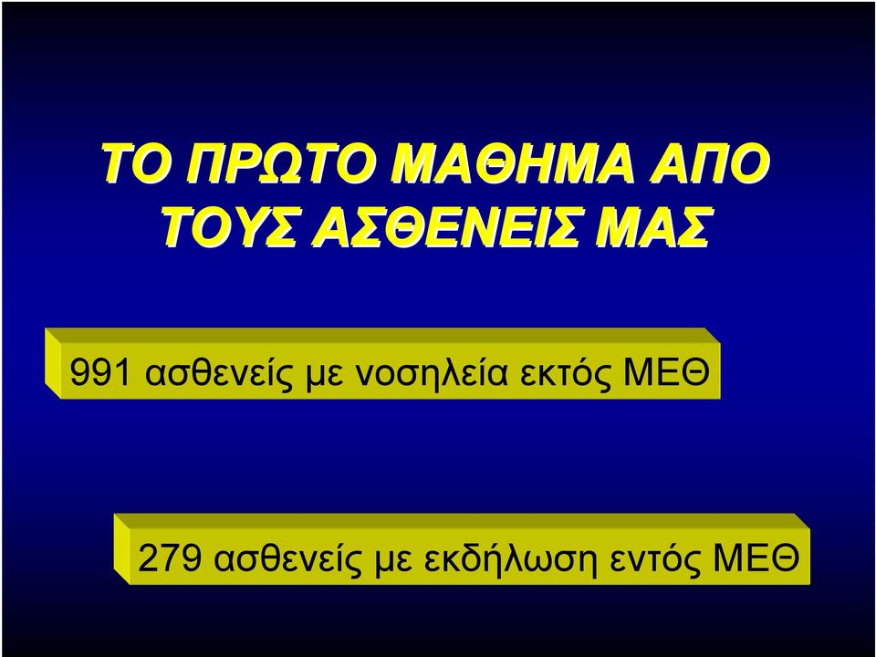 με νοσηλεία εκτός ΜΕΘ 279