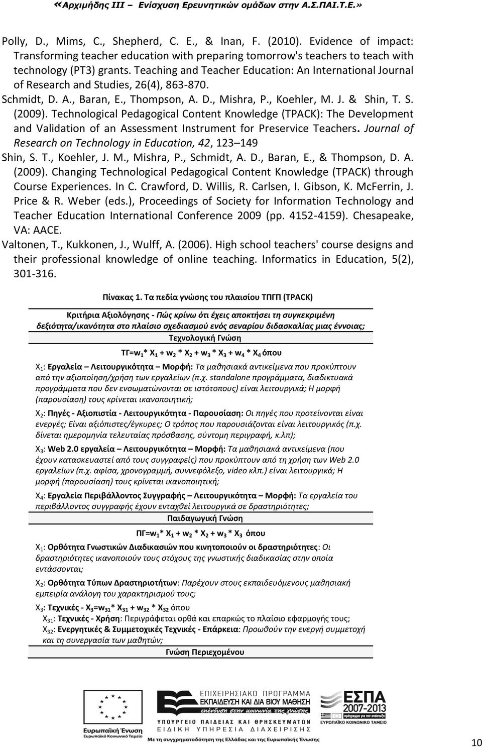 Technological Pedagogical Content Knowledge (TPACK): The Development and Validation of an Assessment Instrument for Preservice Teachers.