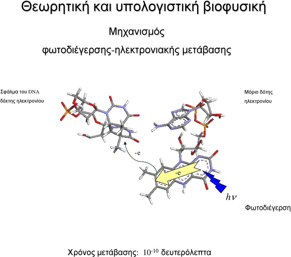 Σφάλμα του DNA δέκτης ηλεκτρονίου Μόριο δότης