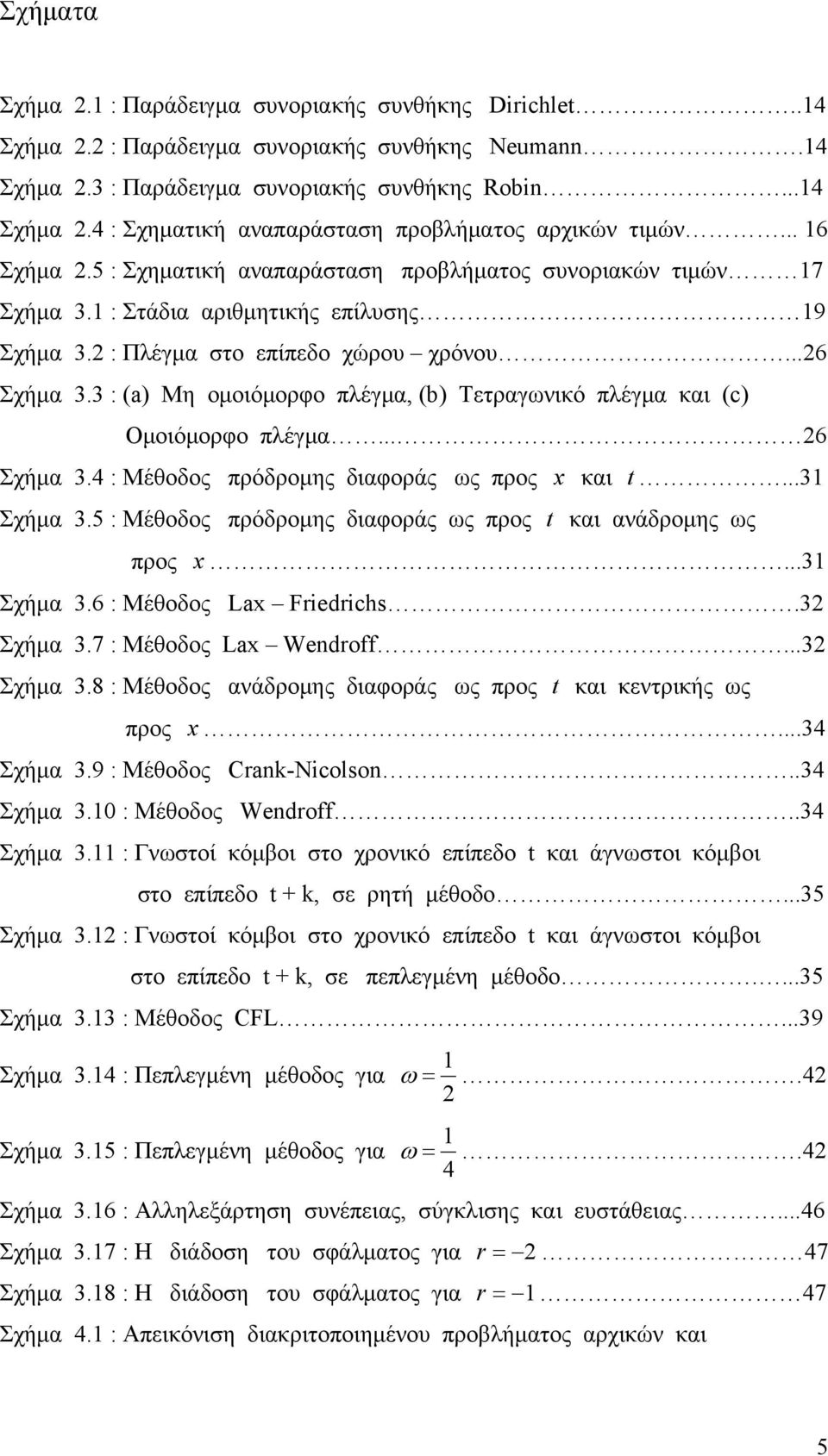 3 : a Μη ομοιόμορφο πλέγμα b Τετραγνικό πλέγμα και c Ομοιόμορφο πλέγμα... 6 Σχήμα 3.4 : Μέθοδος πρόδρομης διαφοράς ς προς και...3 Σχήμα 3.5 : Μέθοδος πρόδρομης διαφοράς ς προς και ανάδρομης ς προς.