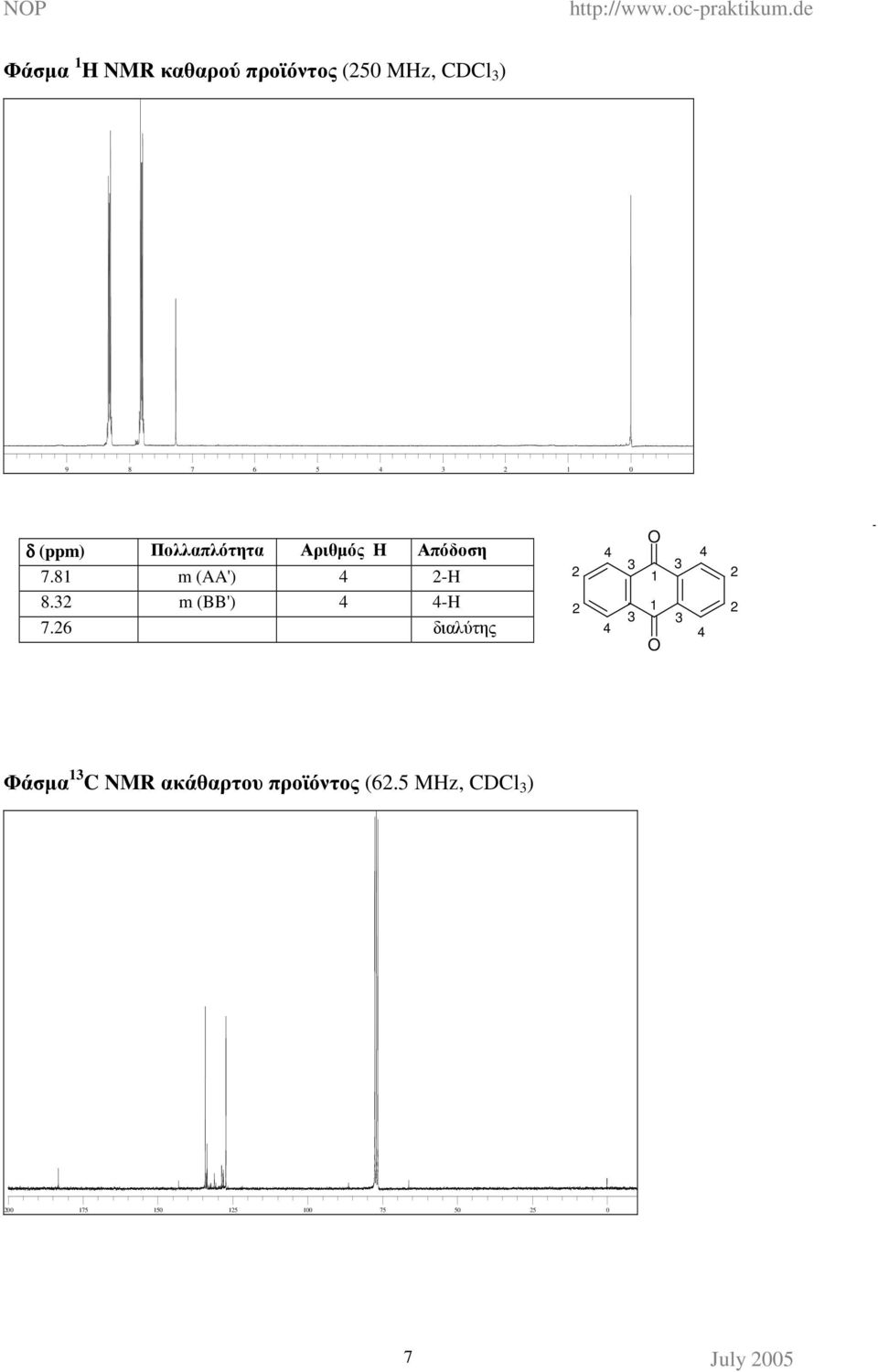 8 m (AA') -H 8. m (BB') -H 7.