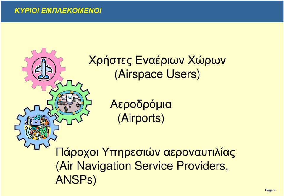 (Airports) Πάροχοι Υπηρεσιών