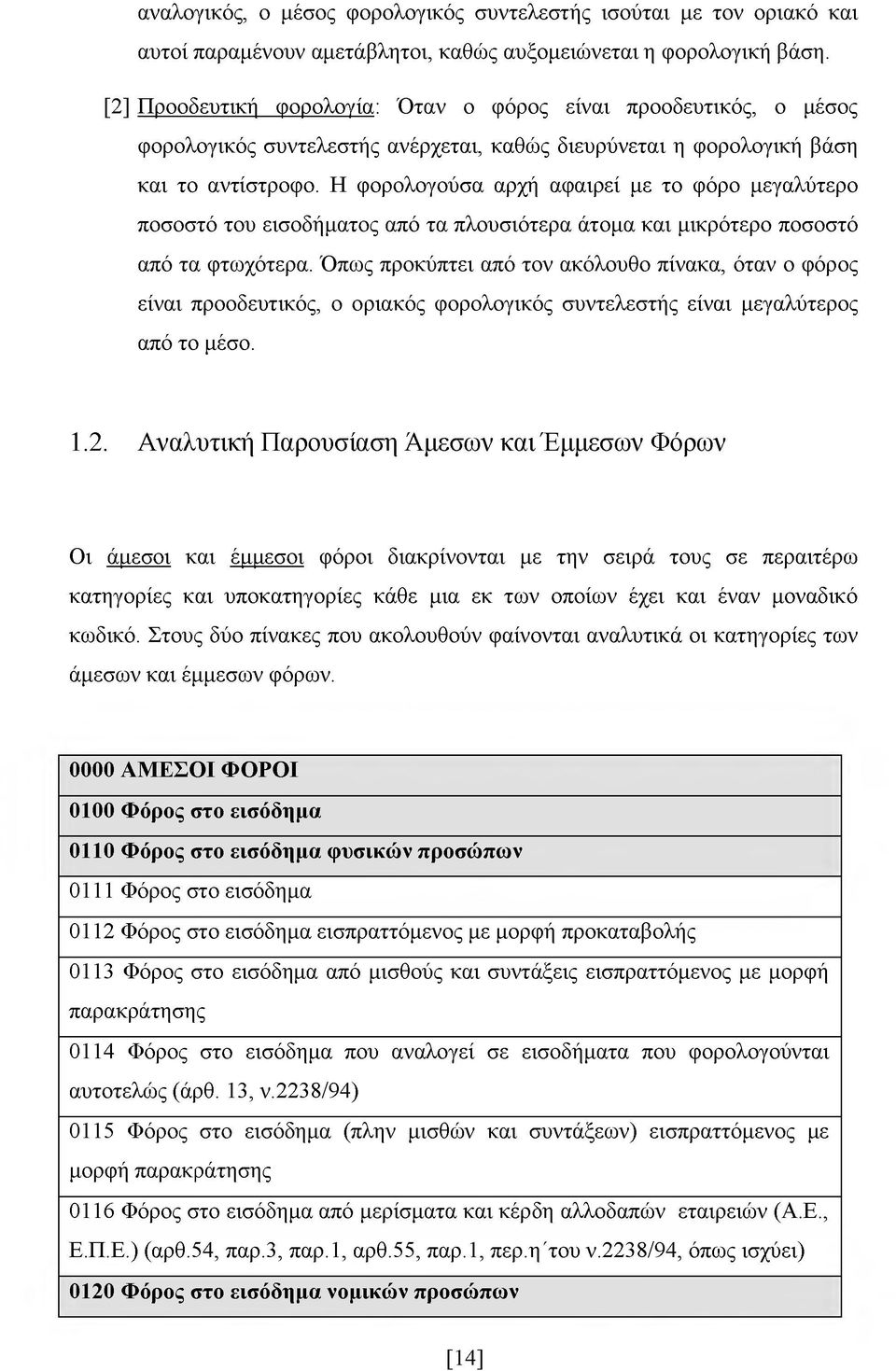 Η φορολογούσα αρχή αφαιρεί με το φόρο μεγαλύτερο ποσοστό του εισοδήματος από τα πλουσιότερα άτομα και μικρότερο ποσοστό από τα φτωχότερα.