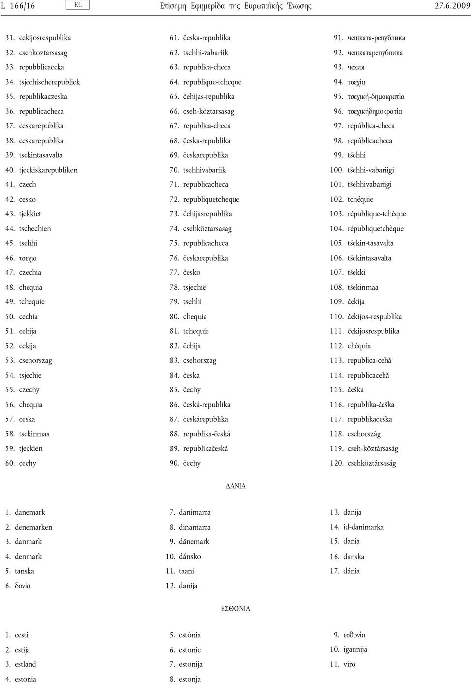 cehija 52. cekija 53. csehorszag 54. tsjechie 55. czechy 56. chequia 57. ceska 58. tsekinmaa 59. tjeckien 60. cechy 61. česka-republika 62. tsehhi-vabariik 63. republica-checa 64.