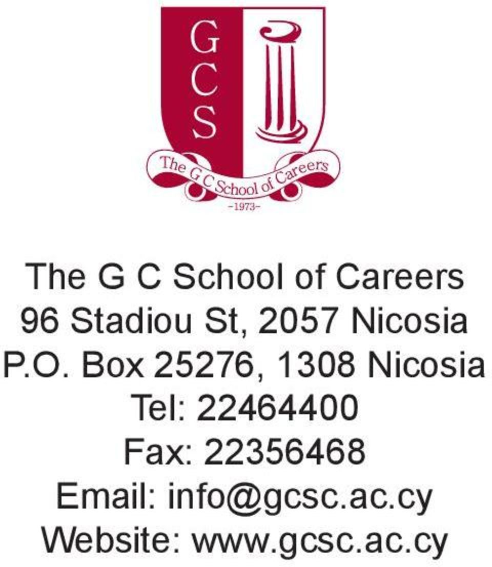 Box 25276, 1308 Nicosia Tel: 22464400
