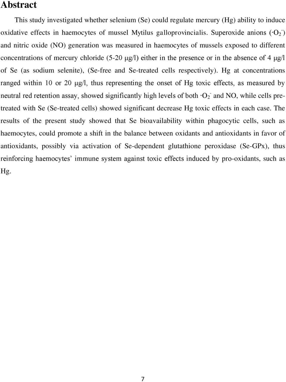 absence of 4 κg/l of Se (as sodium selenite), (Se-free and Se-treated cells respectively).