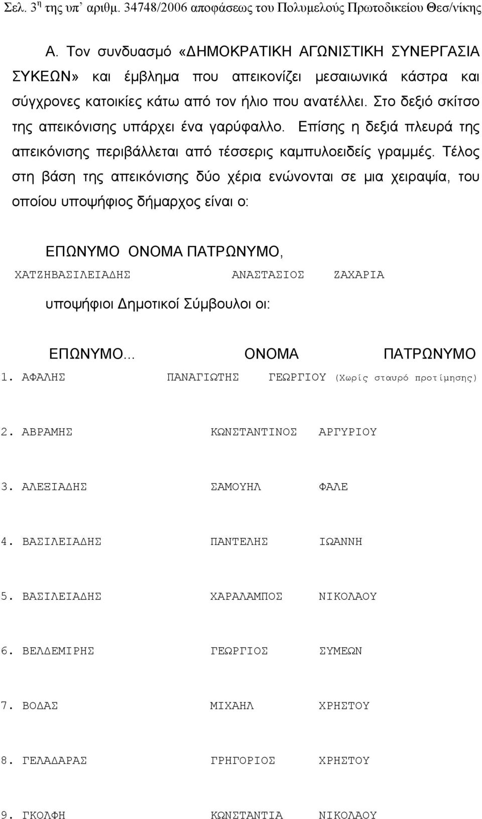 Στο δεξιό σκίτσο της απεικόνισης υπάρχει ένα γαρύφαλλο. Επίσης η δεξιά πλευρά της απεικόνισης περιβάλλεται από τέσσερις καμπυλοειδείς γραμμές.