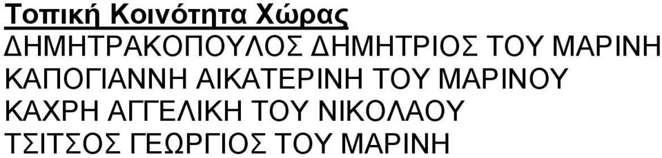 ΚΑΠΟΓΙΑΝΝΗ ΑΙΚΑΤΕΡΙΝΗ ΤΟΥ ΜΑΡΙΝΟΥ