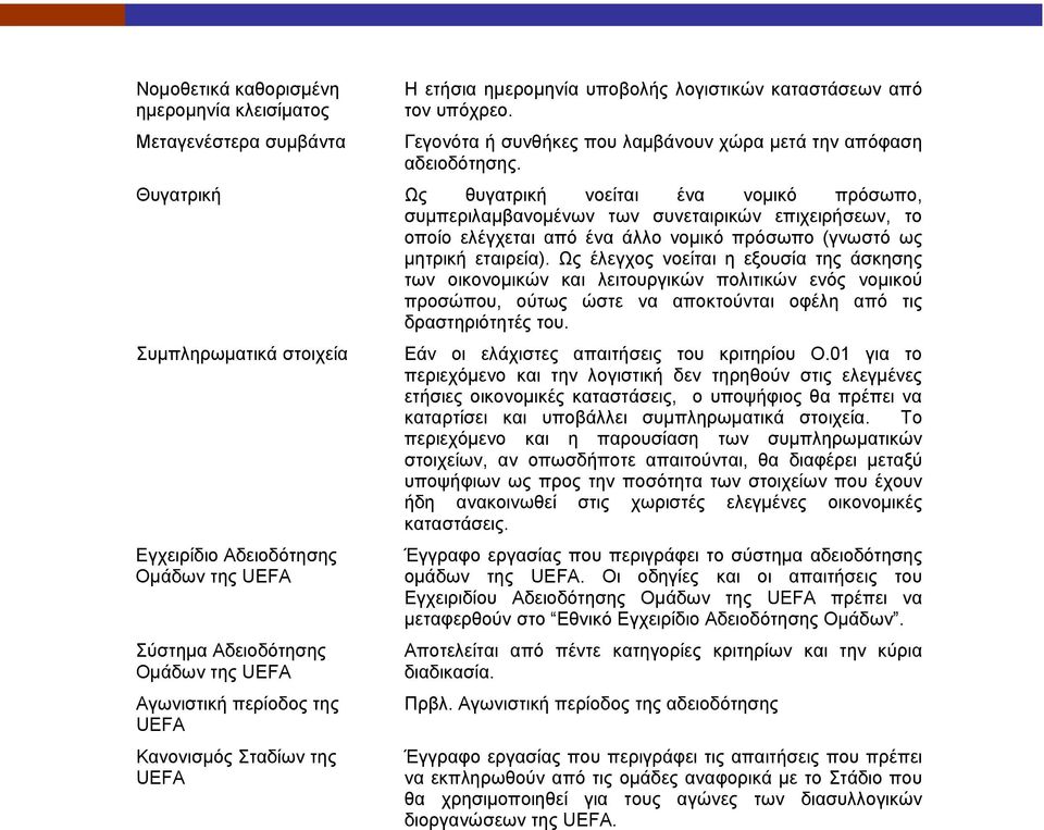 Θυγατρική Ως θυγατρική νοείται ένα νοµικό πρόσωπο, συµπεριλαµβανοµένων των συνεταιρικών επιχειρήσεων, το οποίο ελέγχεται από ένα άλλο νοµικό πρόσωπο (γνωστό ως µητρική εταιρεία).