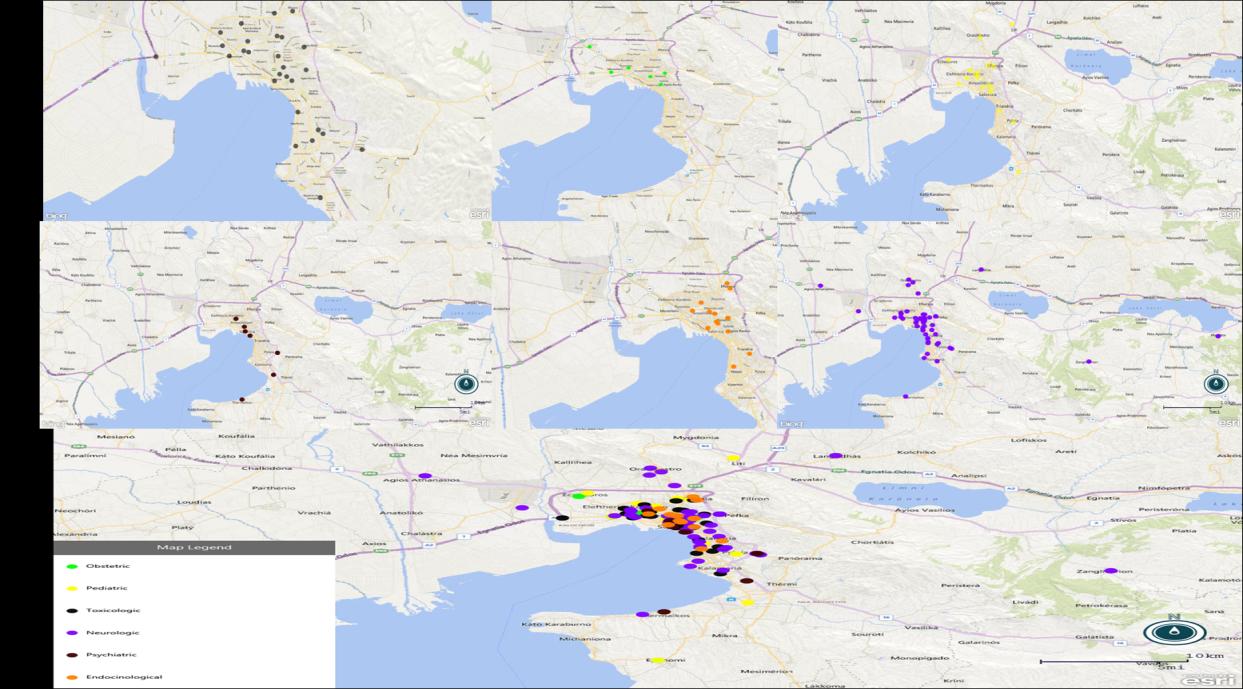 138 ΘΕΜΑΤΑ ΑΝΑΙΣΘΗΣΙΟΛΟΓΙΑΣ ΚΑΙ ΕΝΤΑΤΙΚΗΣ ΙΑΤΡΙΚΗΣ E1 ΘΕΜΑΤΙΚΗ ΧΑΡΤΟΓΡΑΦΗΣΗ ΒΑΡΕΩΝ ΠΡΟΝΟΣΟΚΟΜΕΙΑΚΩΝ ΠΕΡΙΣΤΑΤΙΚΩΝ-ΠΙΛΟΤΙΚΗ ΜΕΛΕΤΗ Ασλανίδης Θ1, Ασλανίδης Ν2 1. ΕΚΑΒ Θεσσαλονίκης, 2.