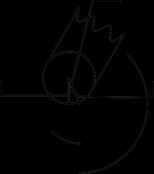 Θέση 2 θ = κ / 2 α = R εφ(θ) = R εφ (κ / 2) Κ ε Αν κ = 45 Ζ = 108,6 = R = 110,6 Χ = 68,3 + 2 ( R εφ θ) = 69,13 Θέση