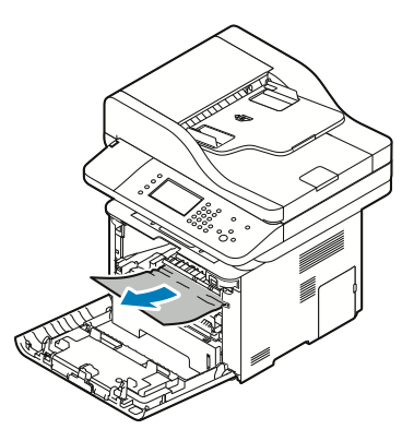 Αντιμετώπιση προβλημάτων Αποκατάσταση εμπλοκών χαρτιού από το εσωτερικό του εκτυπωτή 1.