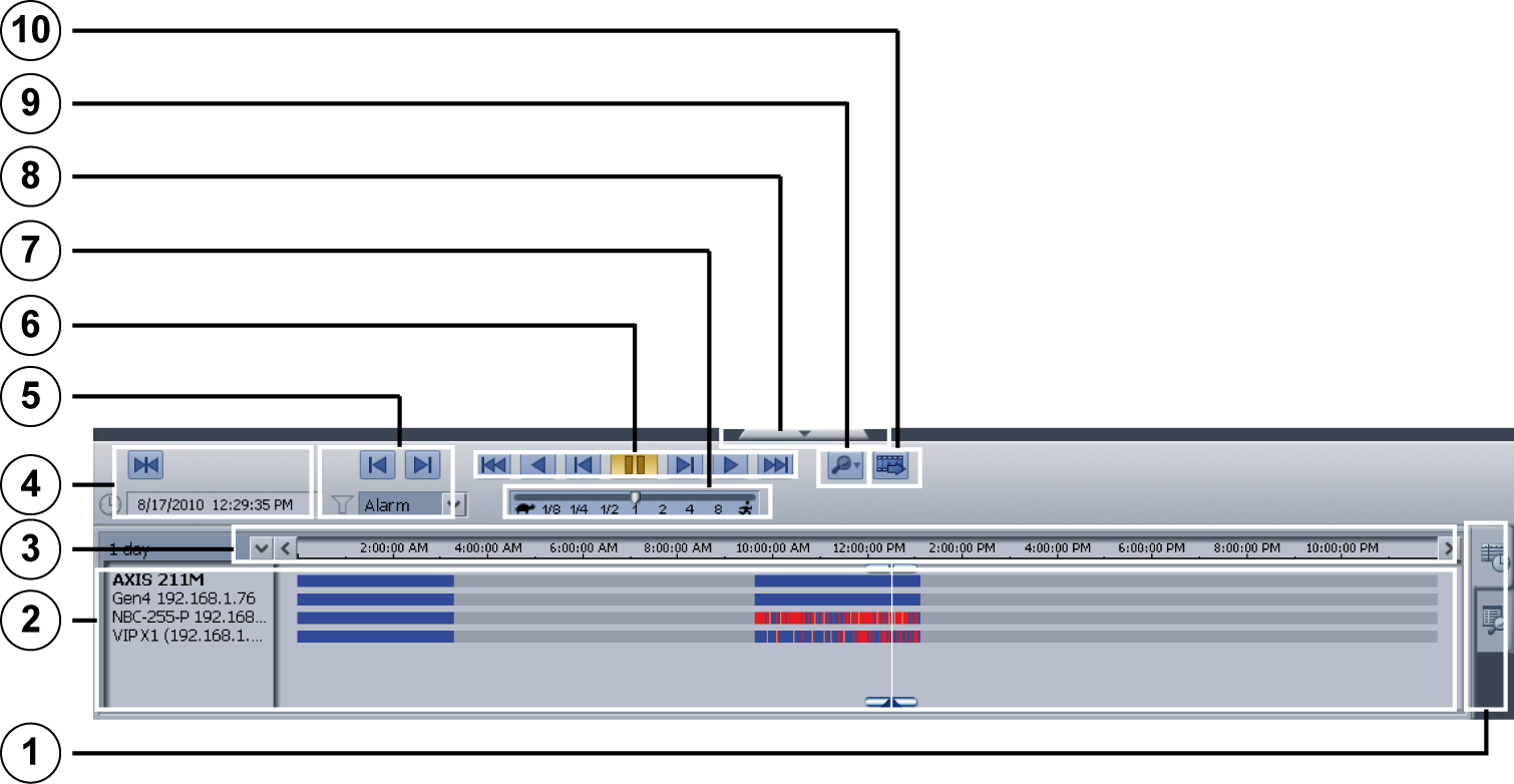 26 el Το περιβάλλον εργασίας Bosch Recording Station 2.