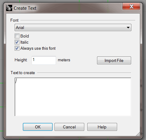 το Text Block και στο νέο παράθυρο (το οποίο δεν εμφανίζεται αμέσως και χρειάζεται ένα κλικ για να εμφανιστεί) επιλέγουμε: 2 1 3 4 1. Το είδος της γραμματοσειράς, 2.