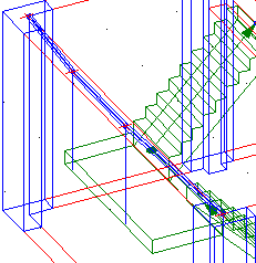 3.3.3 Σύνδεση με τοίχωμα υπογείου Η σύνδεση μιας κλίμακας με τοίχωμα υπογείου πραγματοποιείται με έμμεσο τρόπο.