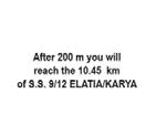 2 T.C.21 SS 9/12 ELATIA/KARYA DISTANCE 7th May 2016 PAGE T.C.22ACCESS ROAD 2 6.00 Km R.SECTION 13 1 AVERAGE SPEED - TARGET TIME Total Km Partial Km DIRECTION INFORMATION Km to run T.C.21 SS 9/12 ELATIA/KARYA DISTANCE 7th May 2016 PAGE T.C.22ACCESS ROAD 2 6.00 Km R.SECTION 13 2 AVERAGE SPEED - TARGET TIME Total Km Partial Km DIRECTION INFORMATION Km to run 0.