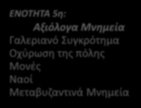 ΜΕΘΟΔΟΛΟΓΙΑ ΤΗΣ ΕΡΓΑΣΙΑΣ ΕΝΟΤΗΤΑ 3η: Κοινωνική Ζωή ΔΕΘ Λιμάνι της Θεσσαλονίκης Αθλητικοί Σύλλογοι Νεοκλασικά Κτήρια